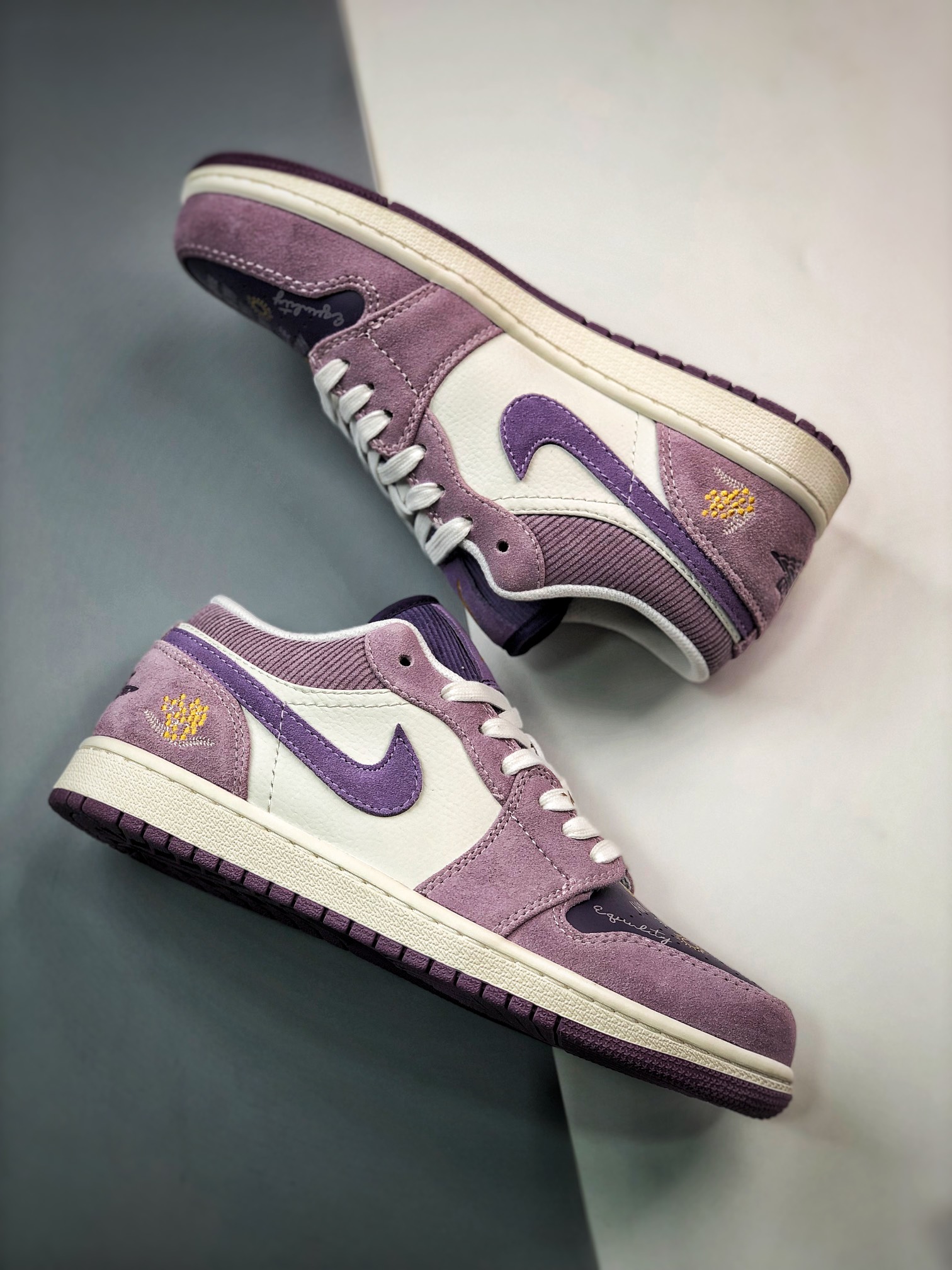 220 Air Jordan 1 Low 白紫 DR8057-500