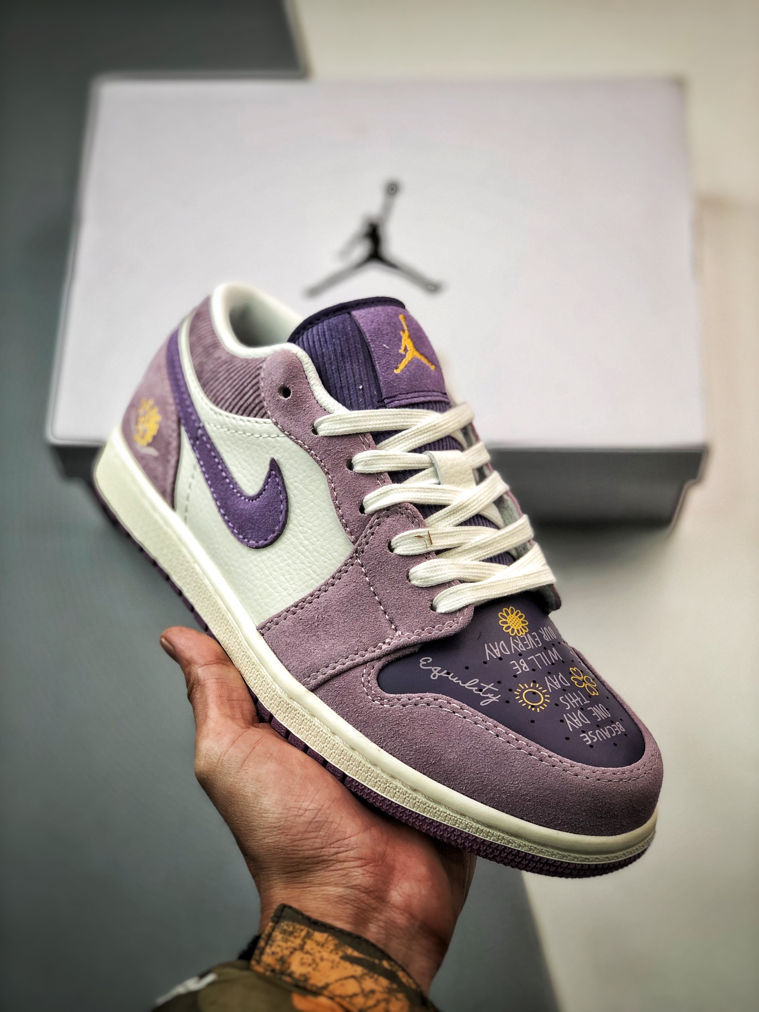 220 Air Jordan 1 Low 白紫 DR8057-500