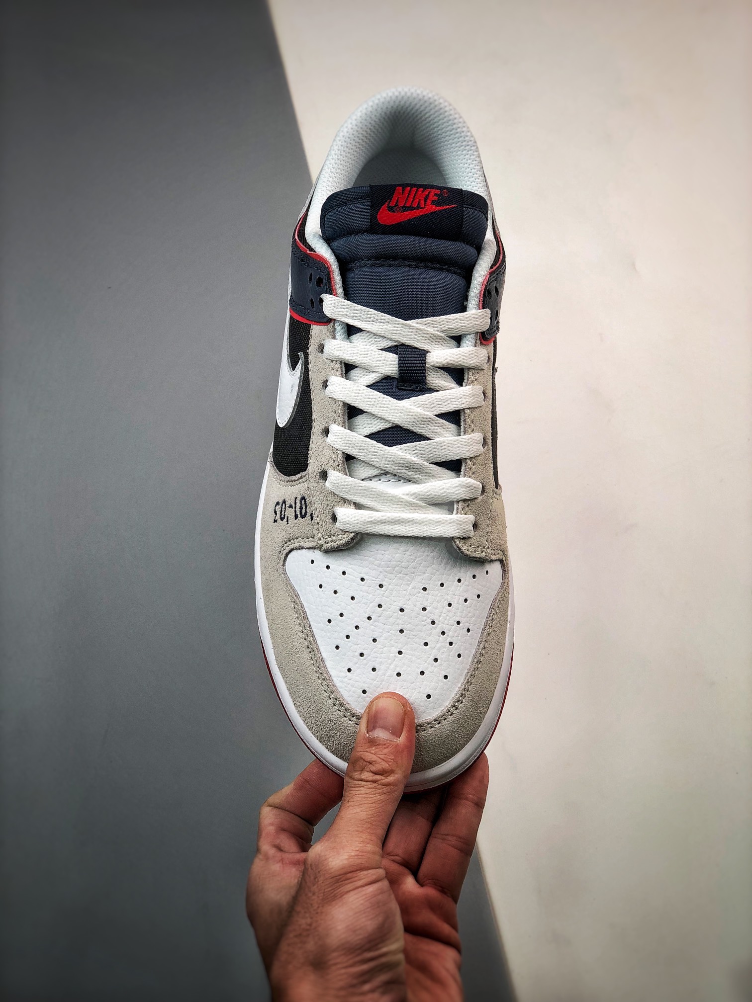 280 Nike Dunk Low Pro 灰白深蓝 318020-015