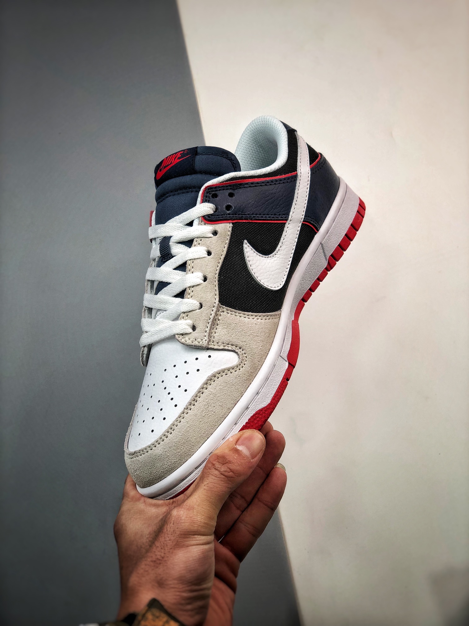 280 Nike Dunk Low Pro 灰白深蓝 318020-015