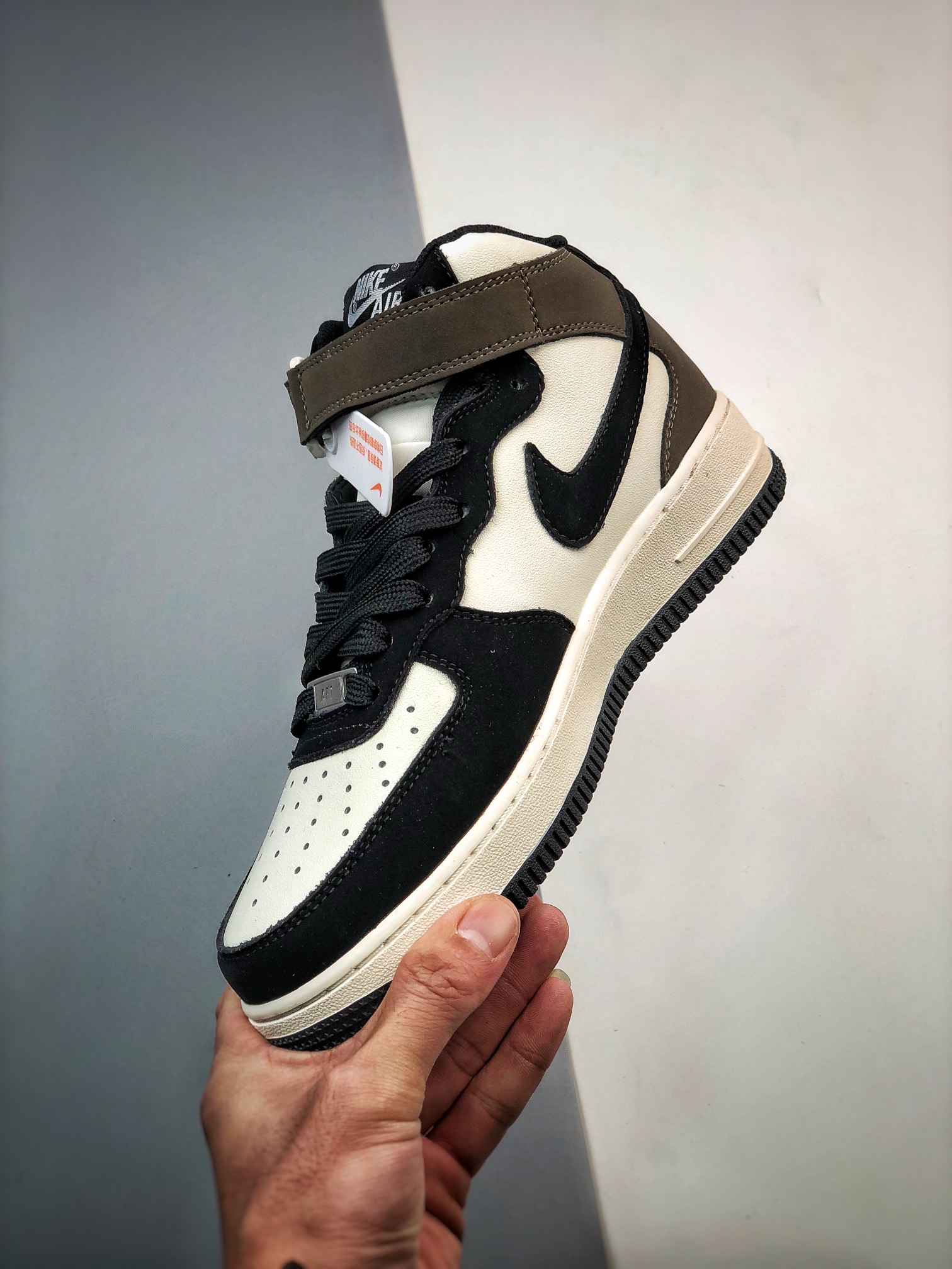 280 Air Force 1 '07 Mid 摩卡黑拼接 GH5696-023