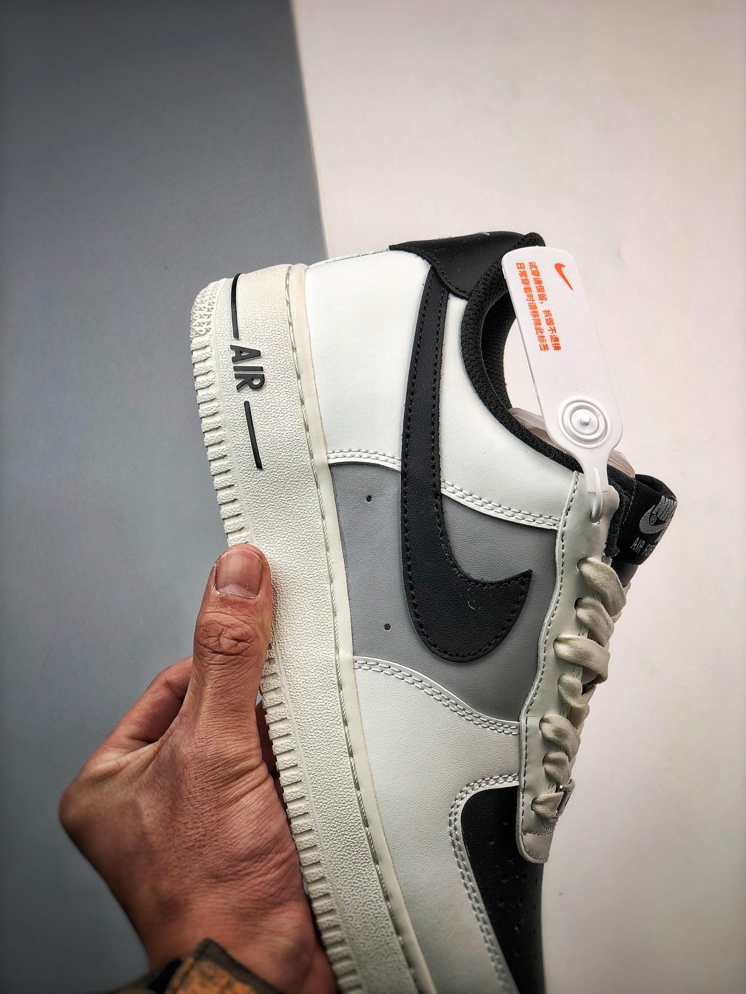 AirForce107Low白灰黑原