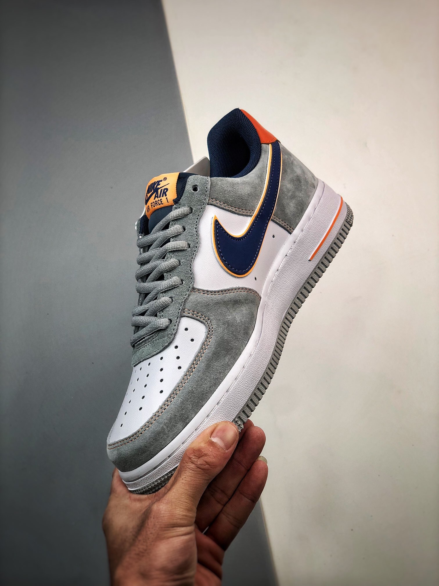 AirForce107Low灰蓝麂皮