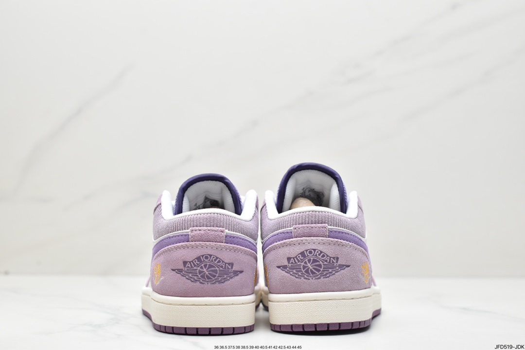 170 Air Jordan 1 Low 低帮 紫色小花 AJ1 乔丹1代DR8057-500