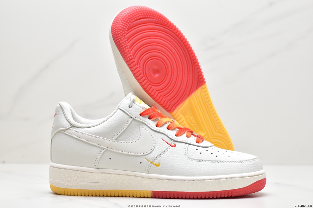 Overseas Limited Sale Nike Air Force 1 Low '07 ”Mi Red Yellow” Phoenix Suns HQ8863-996