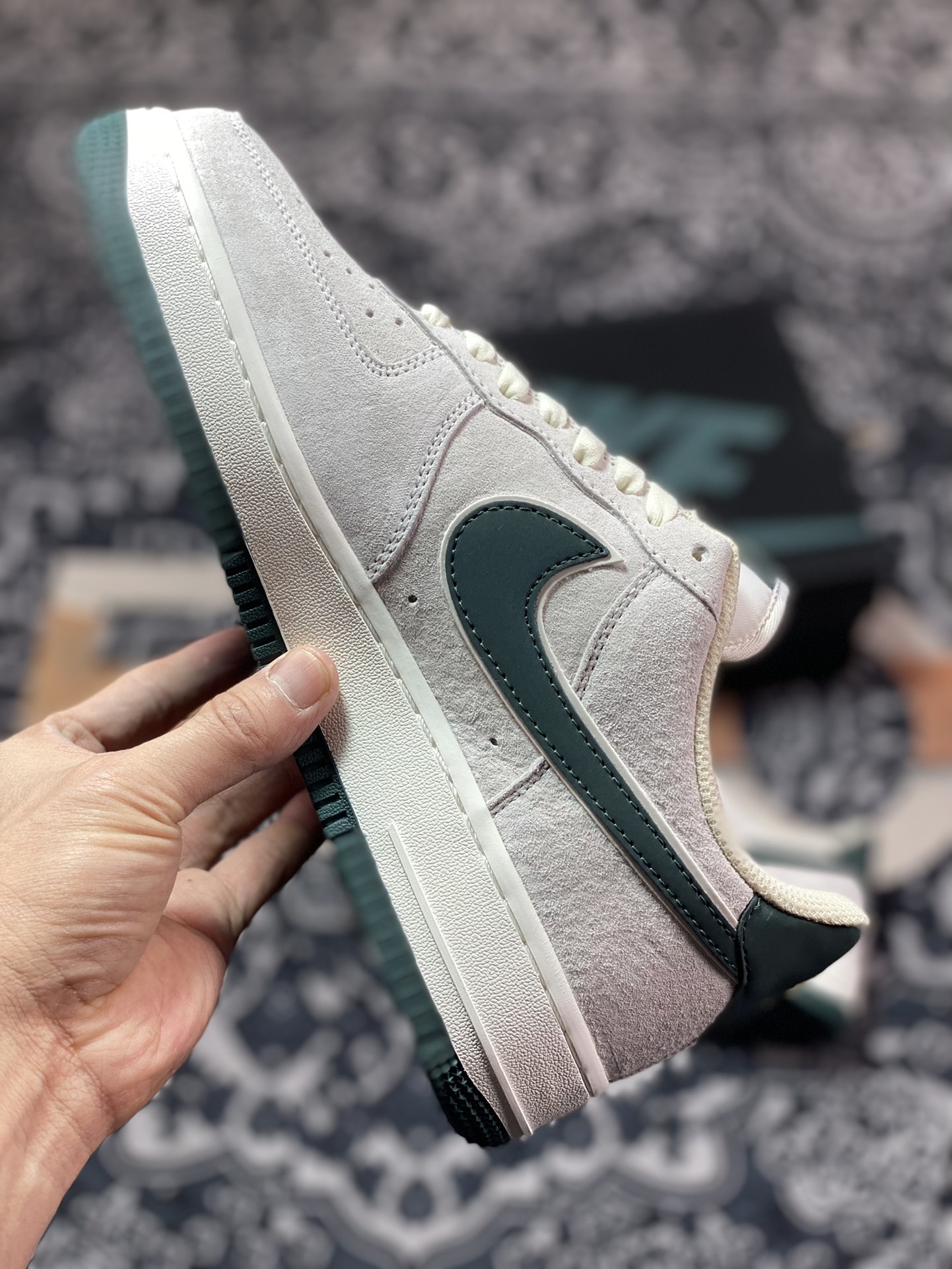 Nike Air Force 1'07 Low ”Grey/Graphite Green/Gold” Air Force One KK5636-710