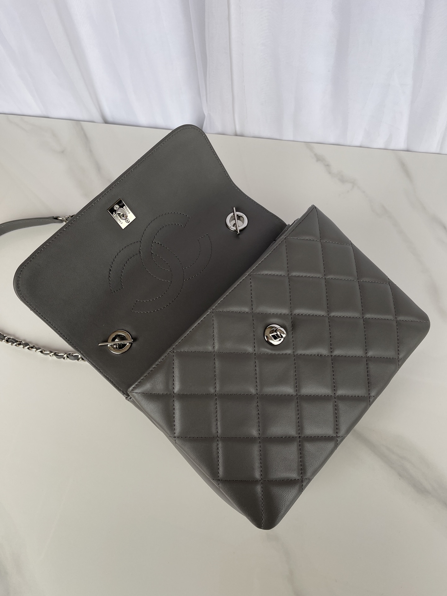 Chanel92236原单质量经典之作华丽与气质的前沿是你意想不到的尊贵皮种:原单进口小羊皮里配原版布五