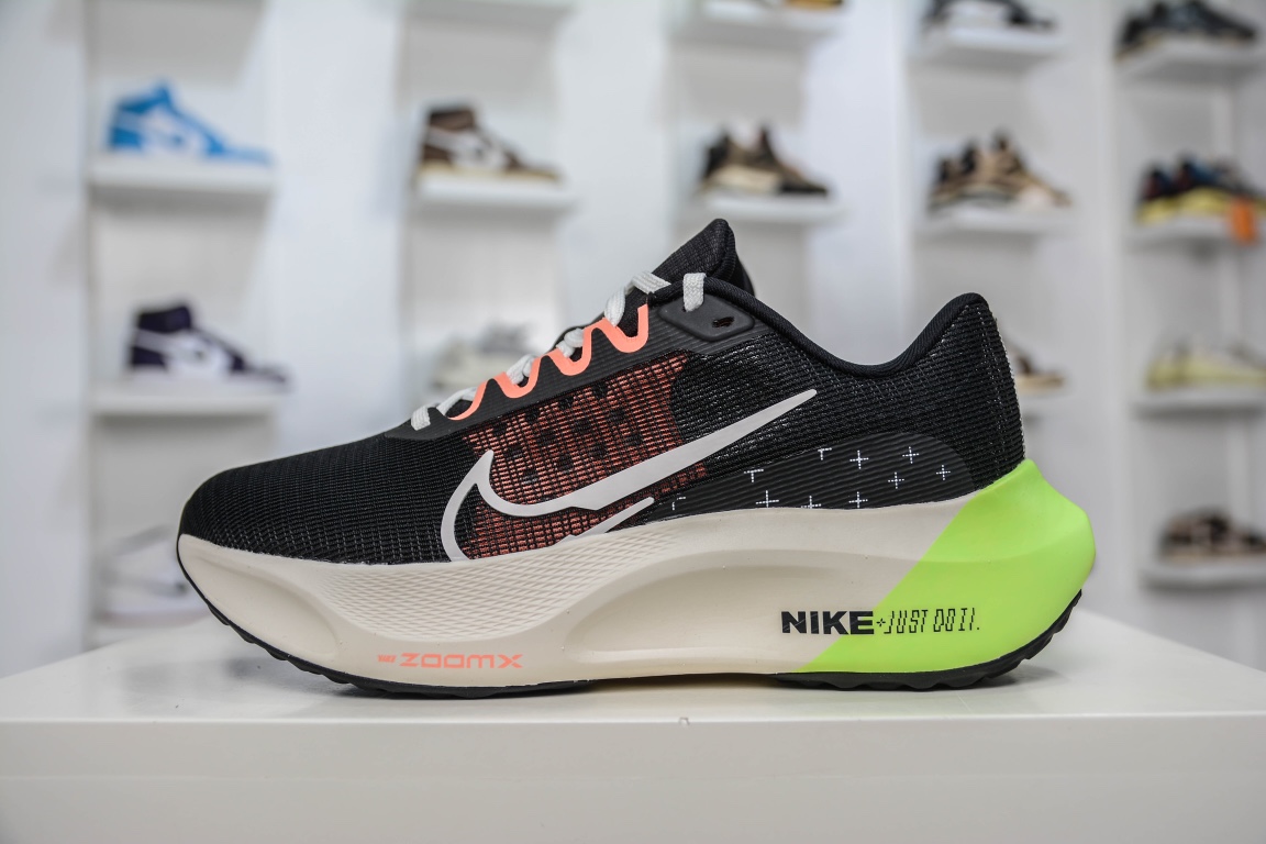 290 纯原真碳板NK Zoom Fly 5运动休闲缓震碳板跑步鞋 白黑蓝 FB1847-011