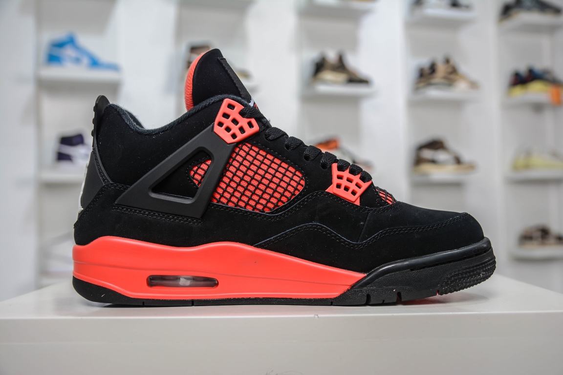 Private order factory Air Jordan AJ4 Retro lightning took half a year masterpiece ct8527-016