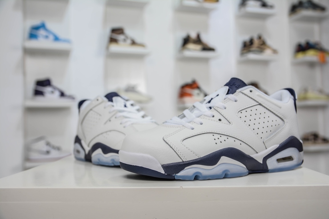 250 Air Jordan 6 Retro“Midnight Navy” 白蓝/午夜蓝 CT8529-141
