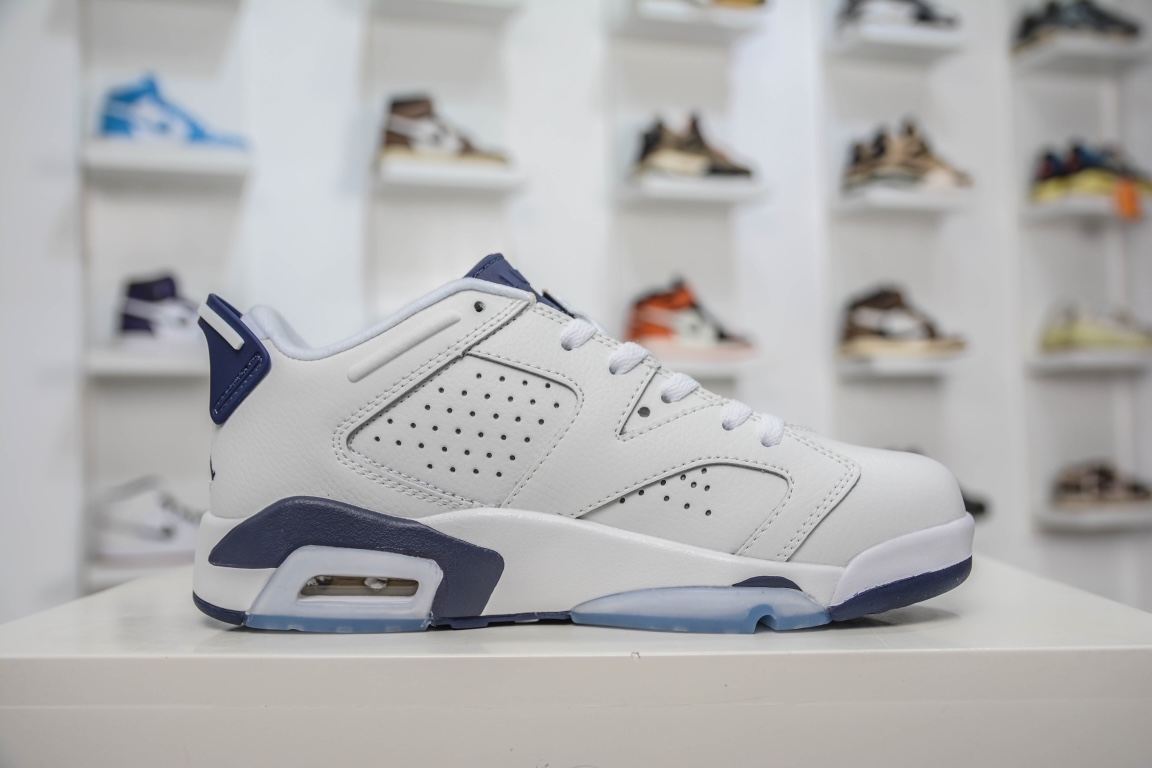 250 Air Jordan 6 Retro“Midnight Navy” 白蓝/午夜蓝 CT8529-141