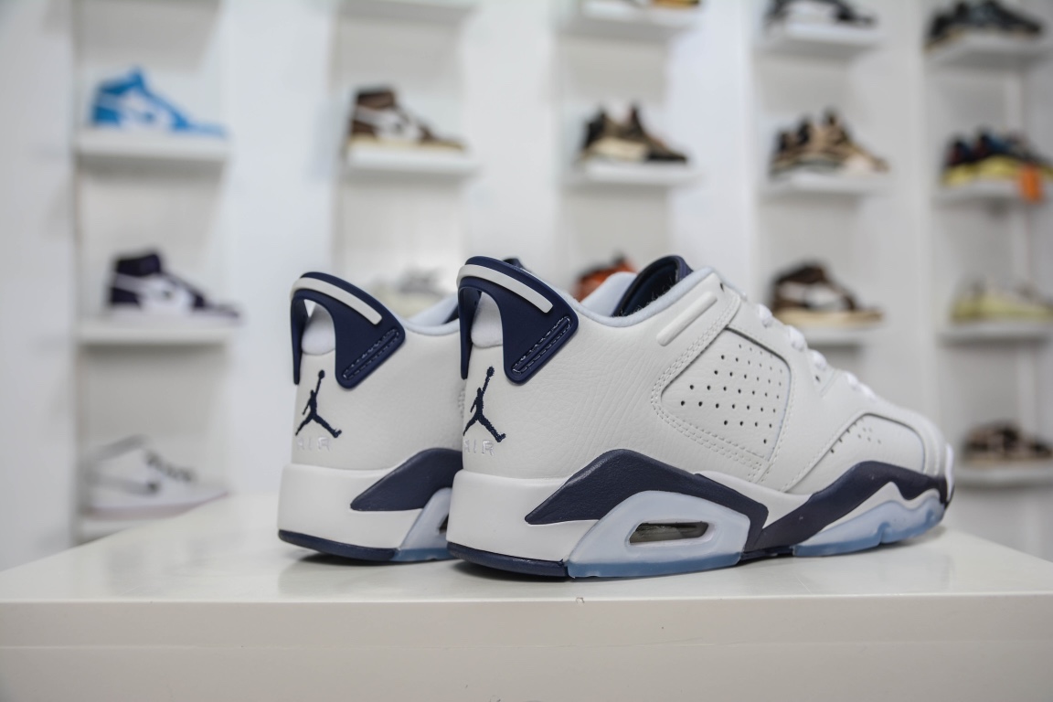 250 Air Jordan 6 Retro“Midnight Navy” 白蓝/午夜蓝 CT8529-141