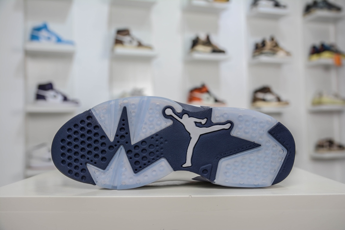 250 Air Jordan 6 Retro“Midnight Navy” 白蓝/午夜蓝 CT8529-141