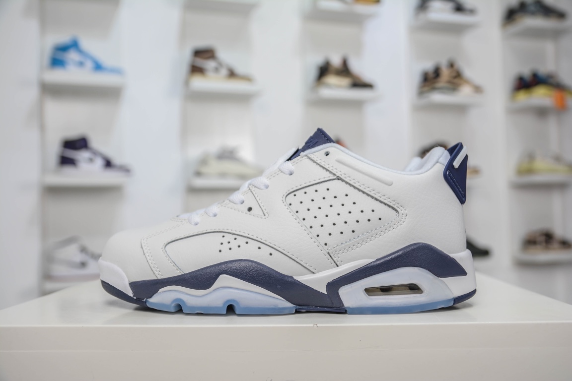 250 Air Jordan 6 Retro“Midnight Navy” 白蓝/午夜蓝 CT8529-141