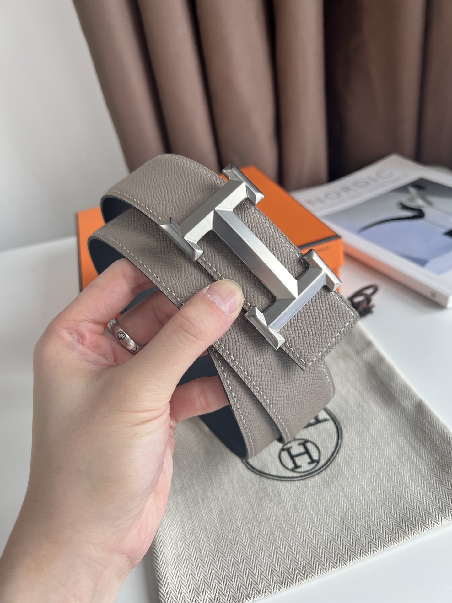 Hermes.爱马仕全套包装男款3.
