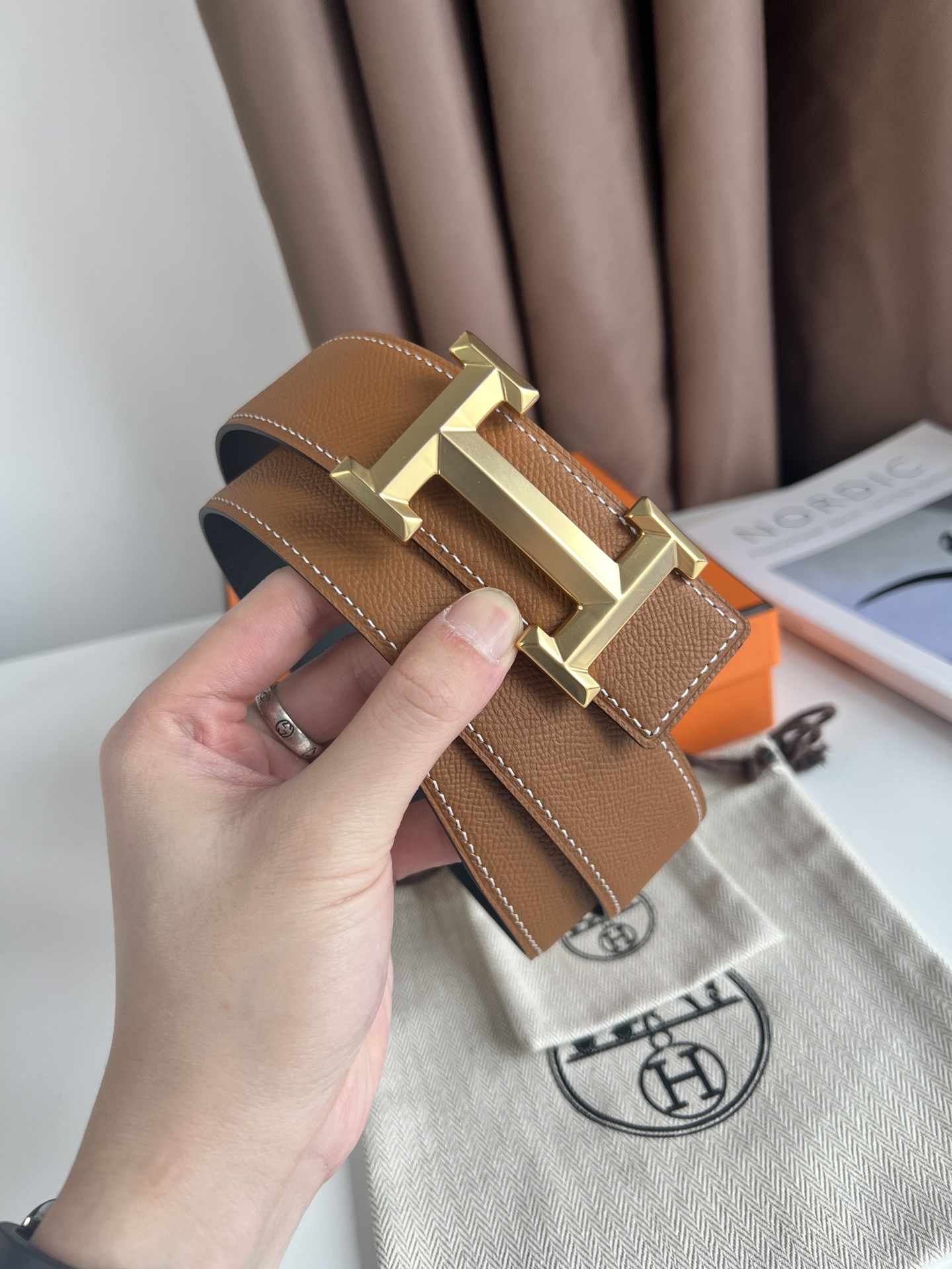 Hermes.爱马仕全套包装男款3.