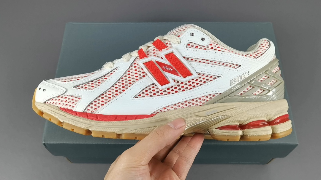 新百伦1906R尺码36-47纯原版-NewBalance1906R白红M1906ROYZ004尺码36