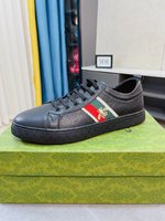 Luxury Shop
 Gucci Casual Shoes Cheap Wholesale
 Cowhide Genuine Leather Rubber Fashion Casual