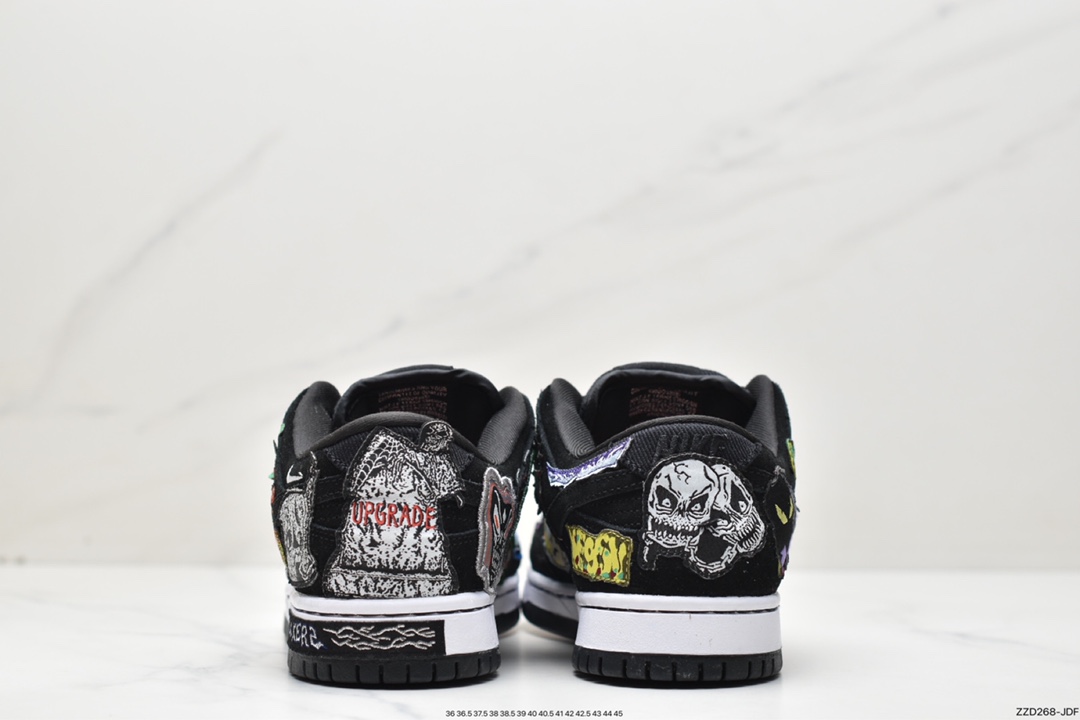 250 Neckface x Nike SB Dunk Low 黑色 万圣节 DQ4488-001
