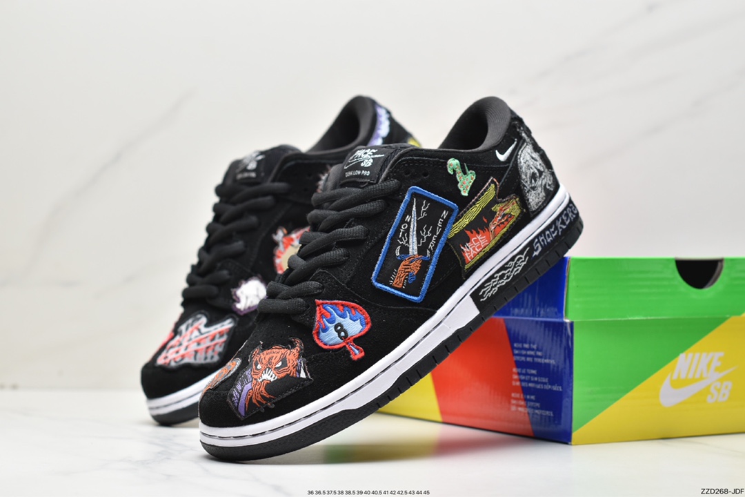 250 Neckface x Nike SB Dunk Low 黑色 万圣节 DQ4488-001
