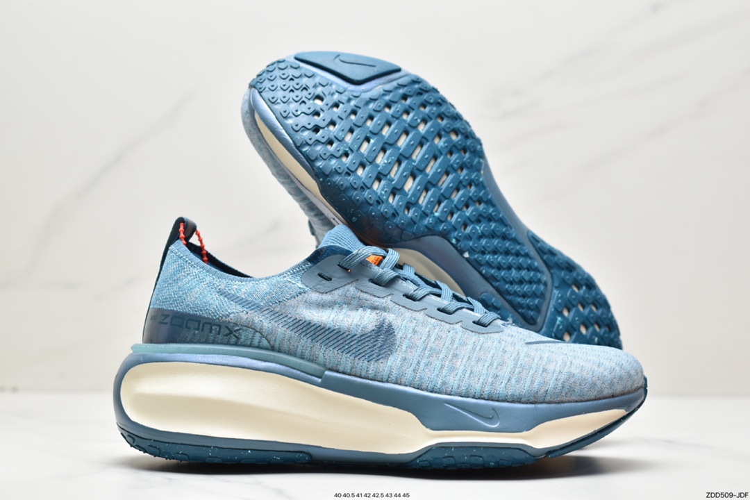 230 Nike ZoomX Invincible Run Flyknit 3”Peacock Blue/Orange”不可战胜DR2660-001