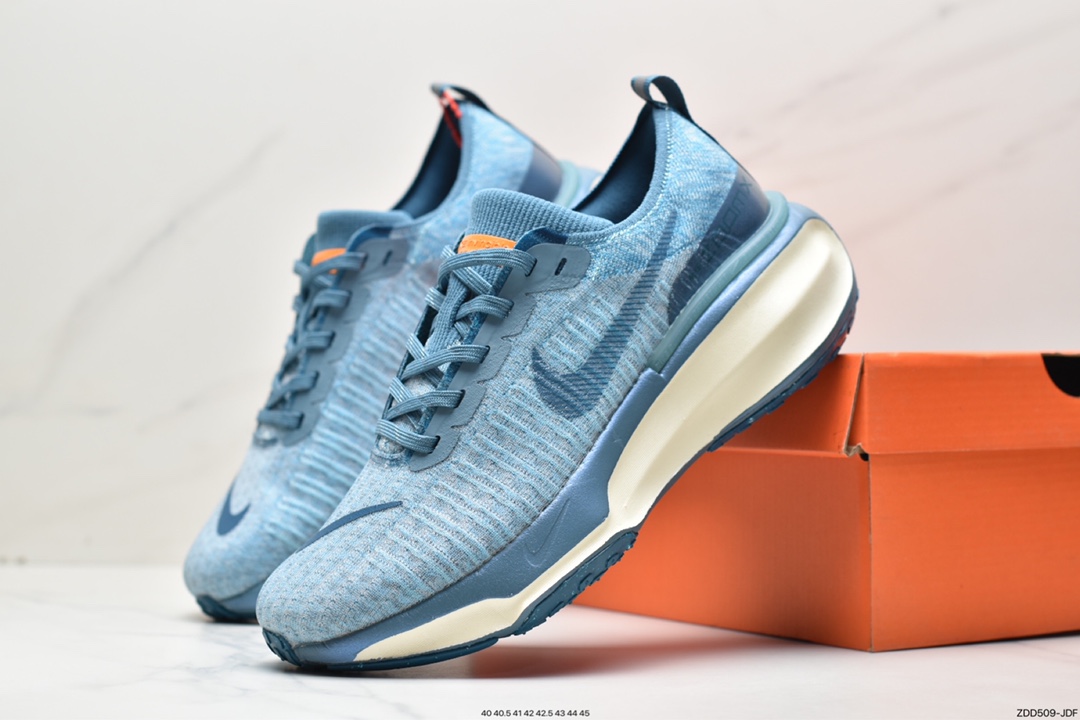 230 Nike ZoomX Invincible Run Flyknit 3”Peacock Blue/Orange”不可战胜DR2660-001