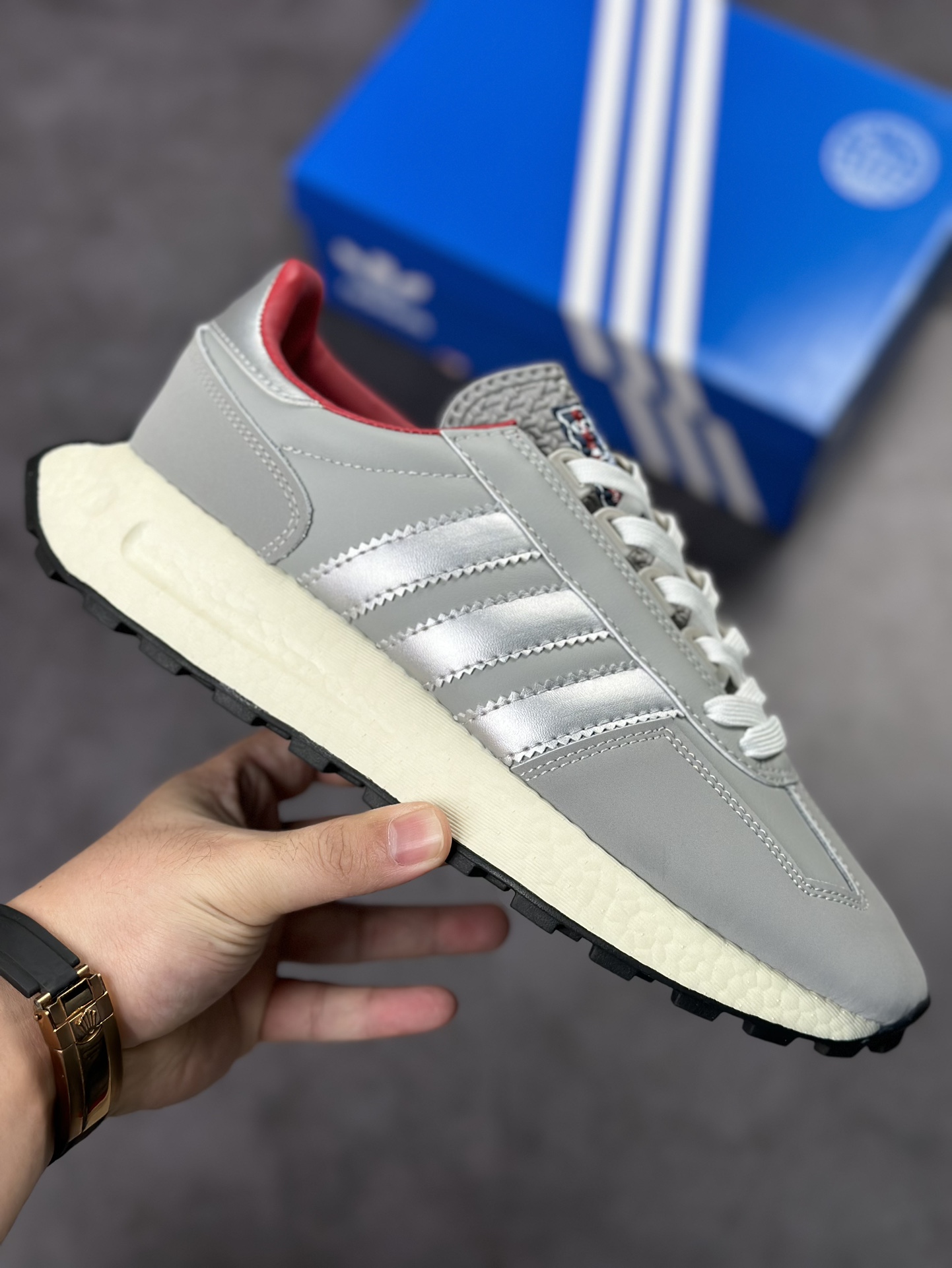 adidas Racing E5 Boost Prototype speed light retro series HQ6759