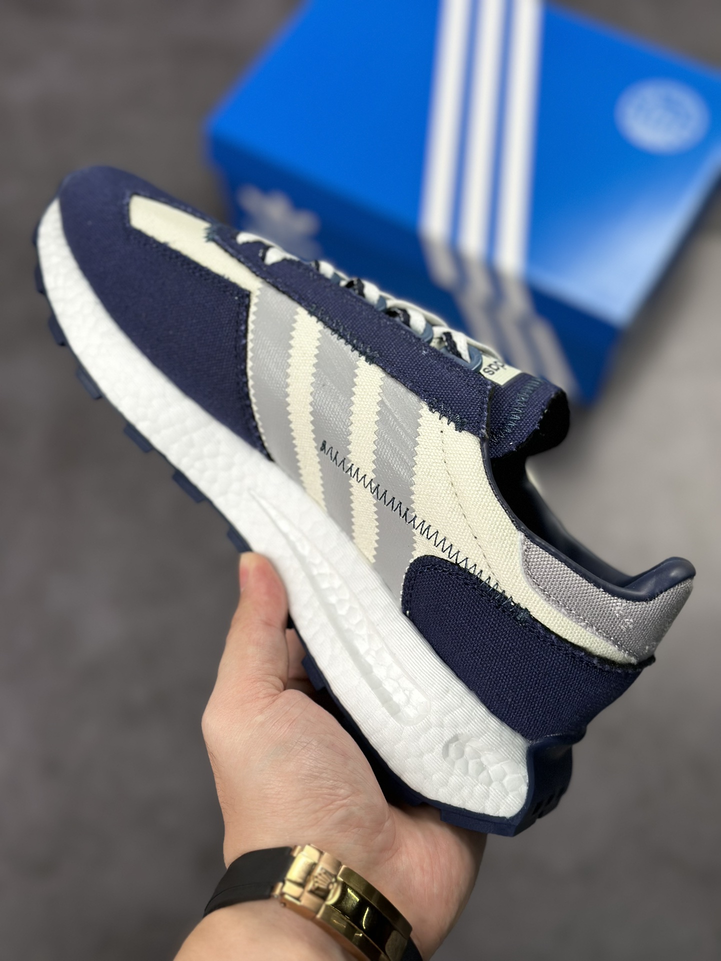 adidas Racing E5 Boost Prototype speed light retro series HQ6331