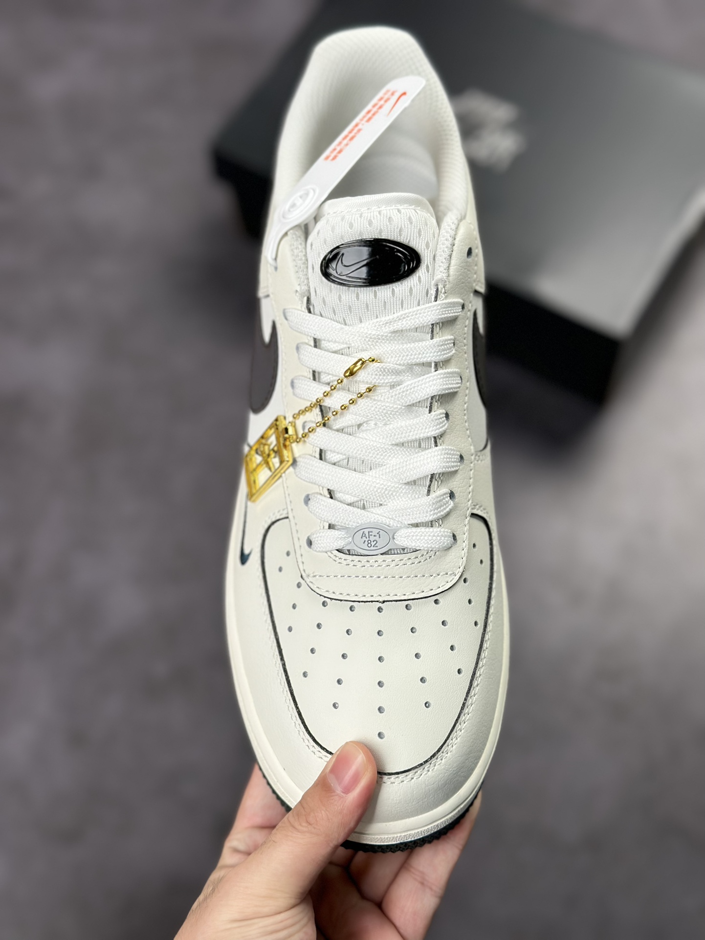 230 Nike Air Force 1 Low 07 40周年七彩黑 FB1839-999