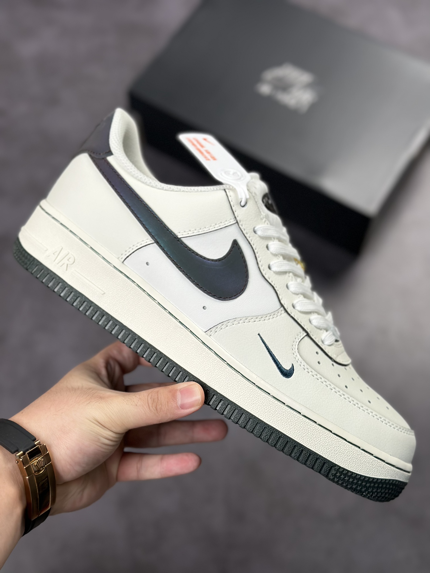 230 Nike Air Force 1 Low 07 40周年七彩黑 FB1839-999