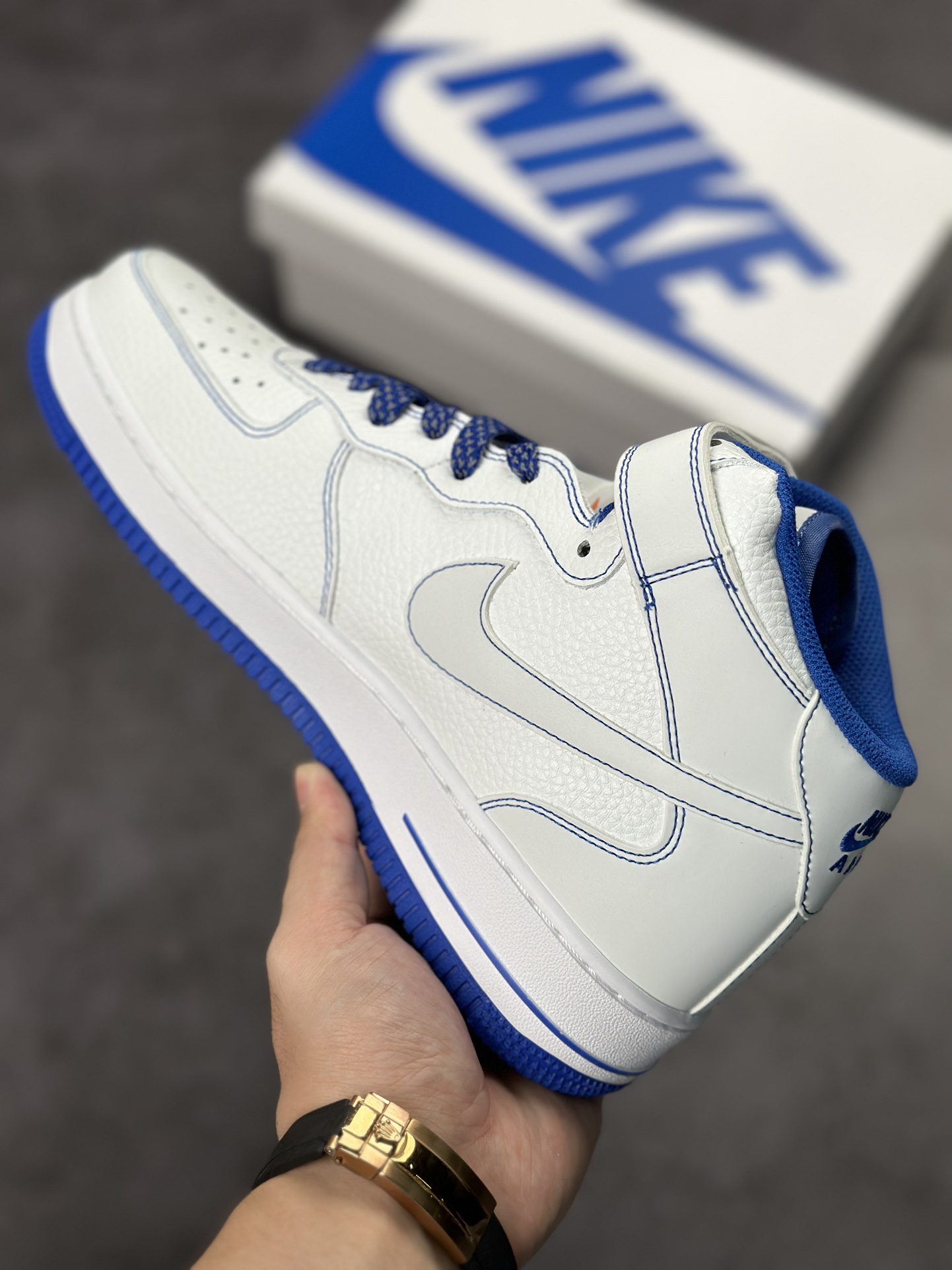 250 Nike Air Force 1 MID 白蓝满天星MK0619-233