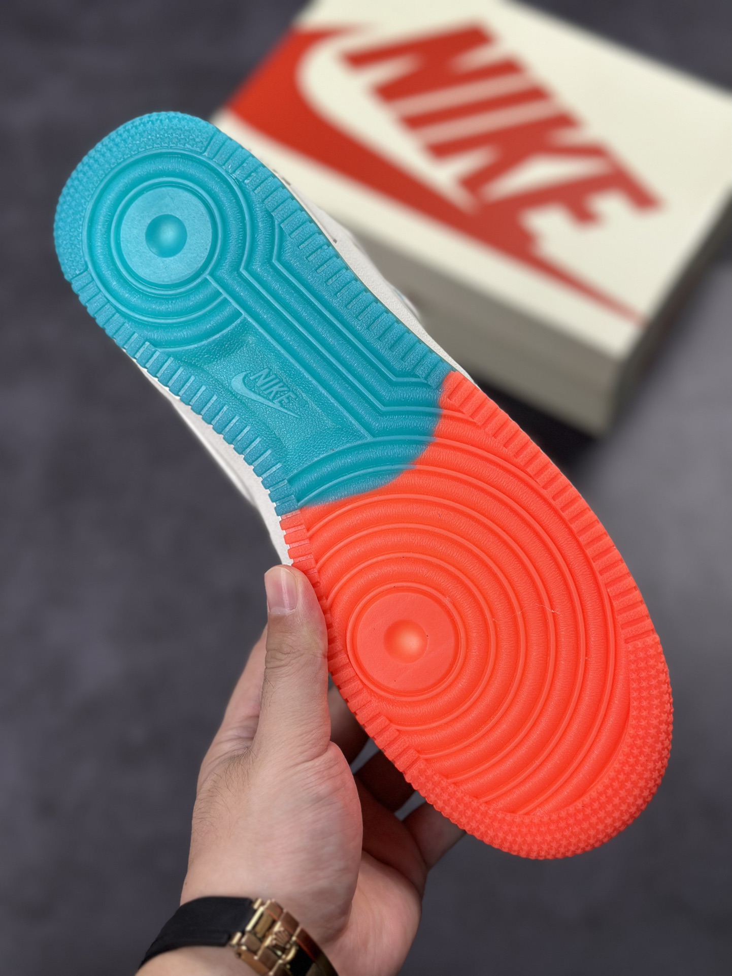 270 Nike Air Force 1 MID LV8 米橙蓝迈阿密MI9663-536