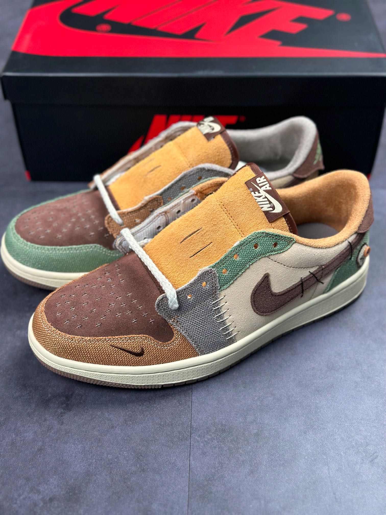 220 Air Jordan 1 Low 巫毒娃娃脚趾 AJ1乔1低帮休闲板鞋 DZ7292-200