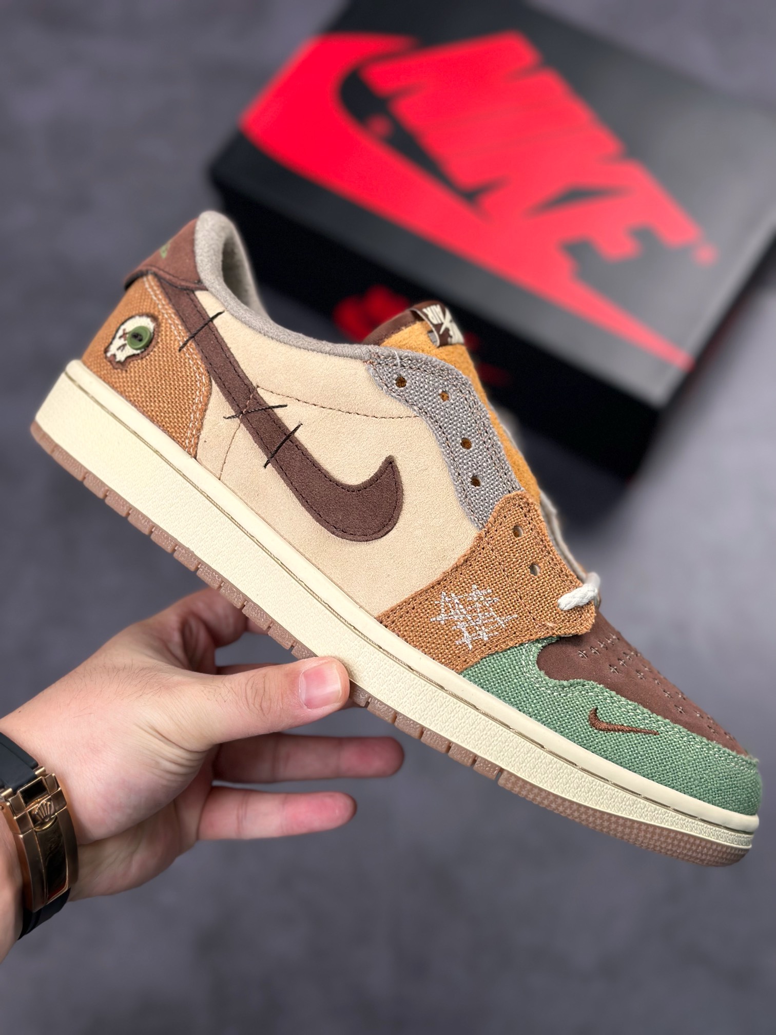 220 Air Jordan 1 Low 巫毒娃娃脚趾 AJ1乔1低帮休闲板鞋 DZ7292-200