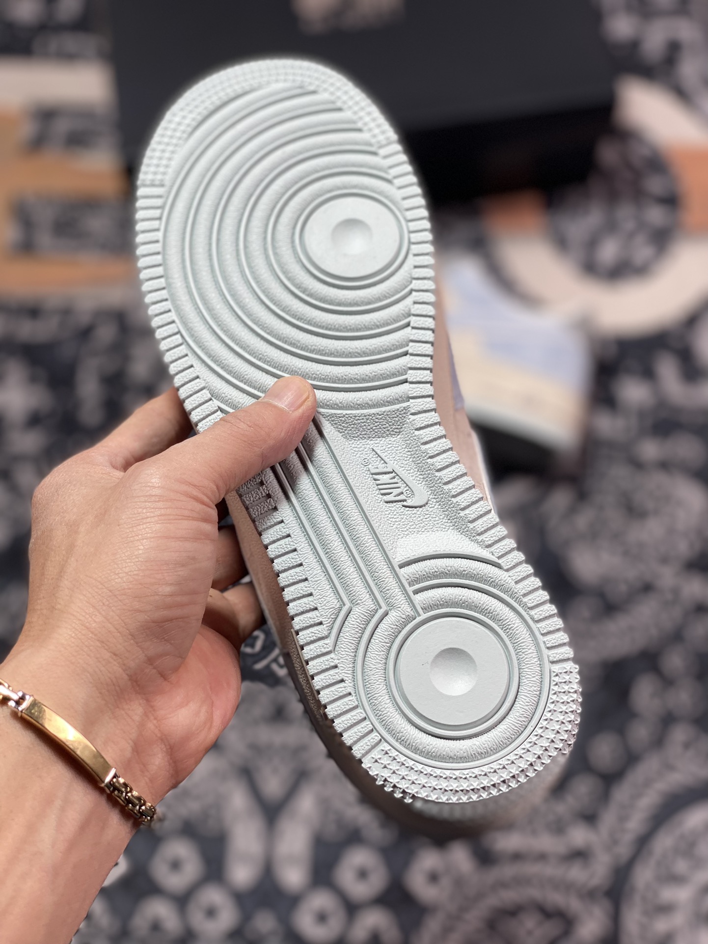 260 Nike Air Force 1′07 Low”Light Blue/Grey”空军一号ZB2121-102