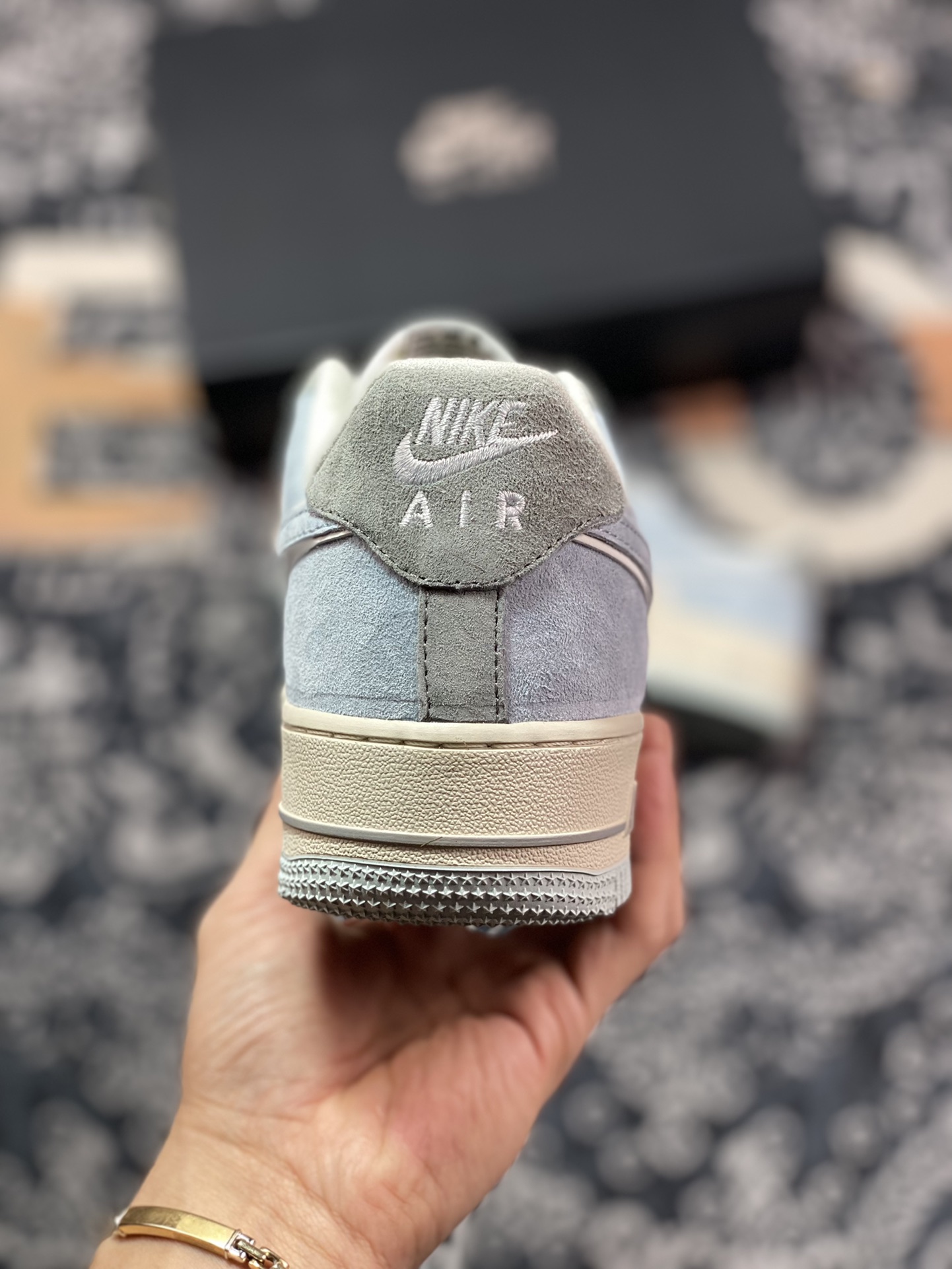260 Nike Air Force 1′07 Low”Light Blue/Grey”空军一号ZB2121-102