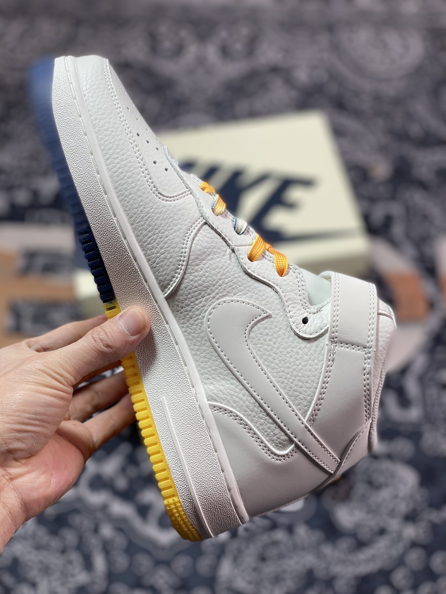 280 Nike Air Force 1’07 Mid QS”Sail/Midnight Blue/Memphis Grizzlies”空军一号系ML5369-215