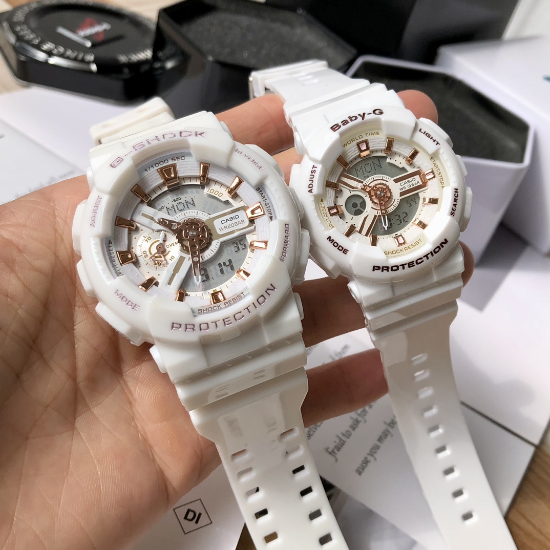 卡西欧情侣款G-SHOCK GA-110经典震防表盘设计