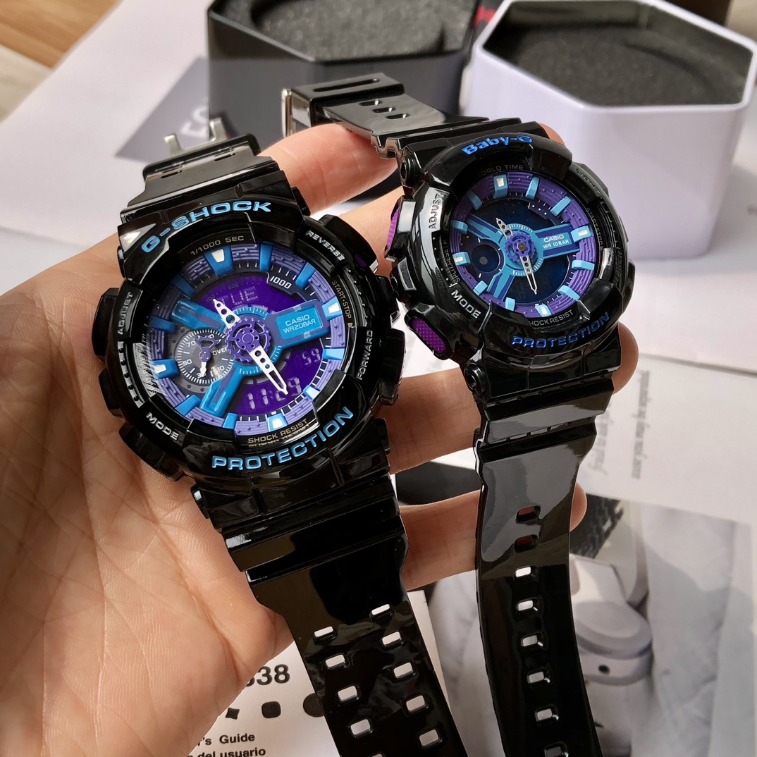 卡西欧情侣款G-SHOCK GA-110经典震防表盘设计