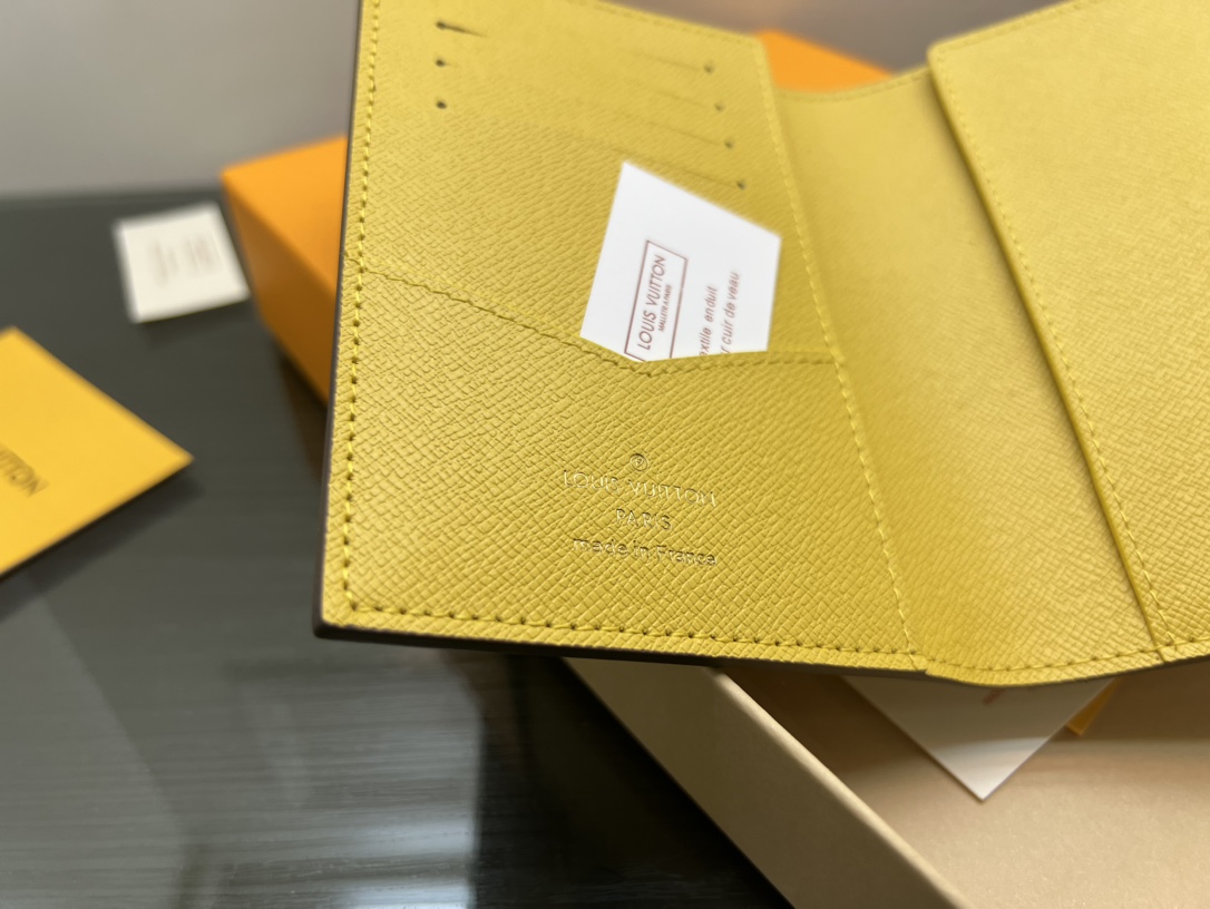 Classic leather passport holder different colors