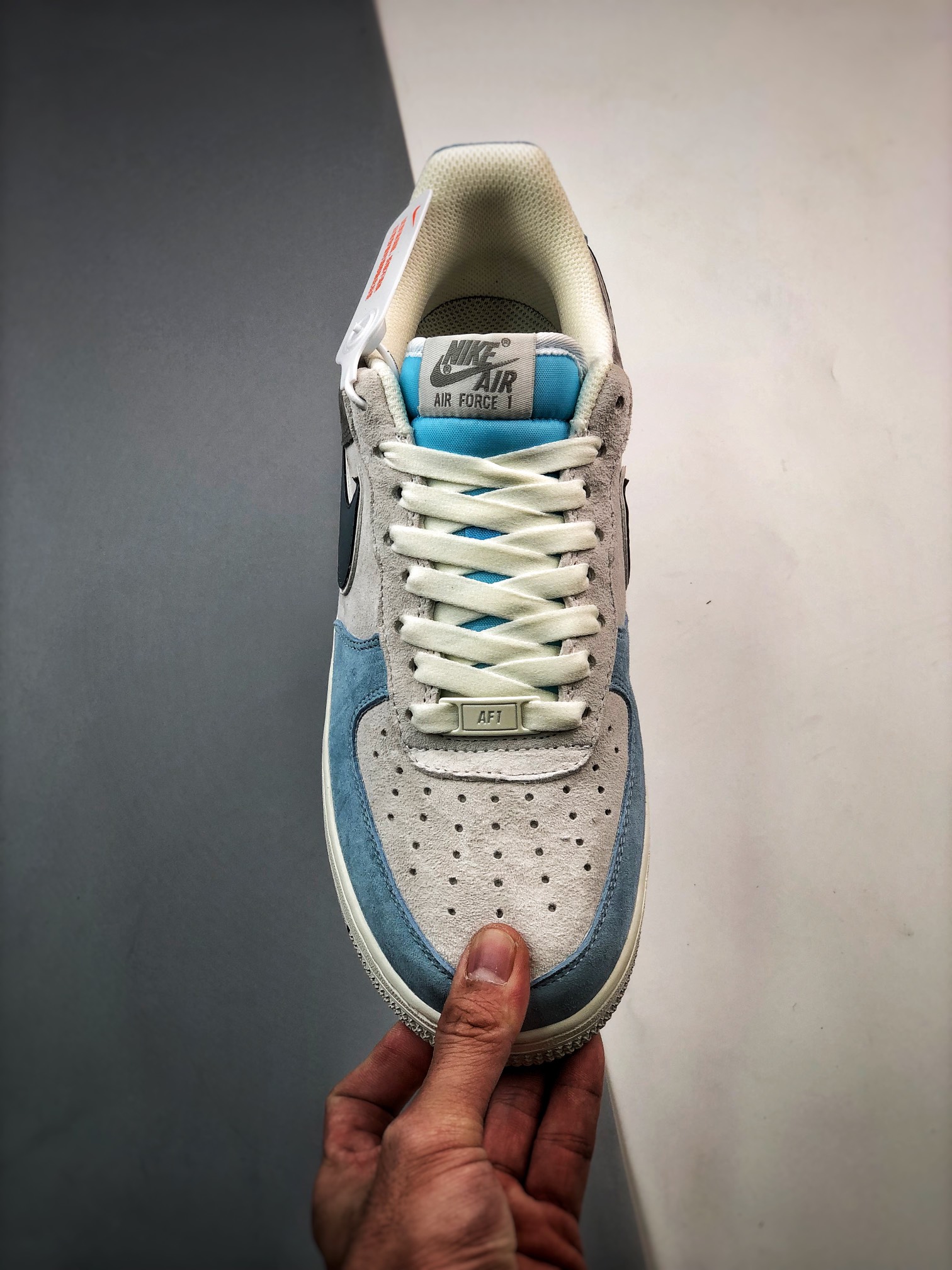 260 Air Force 1 '07 Low 灰白蓝麂皮 LZ6699-523