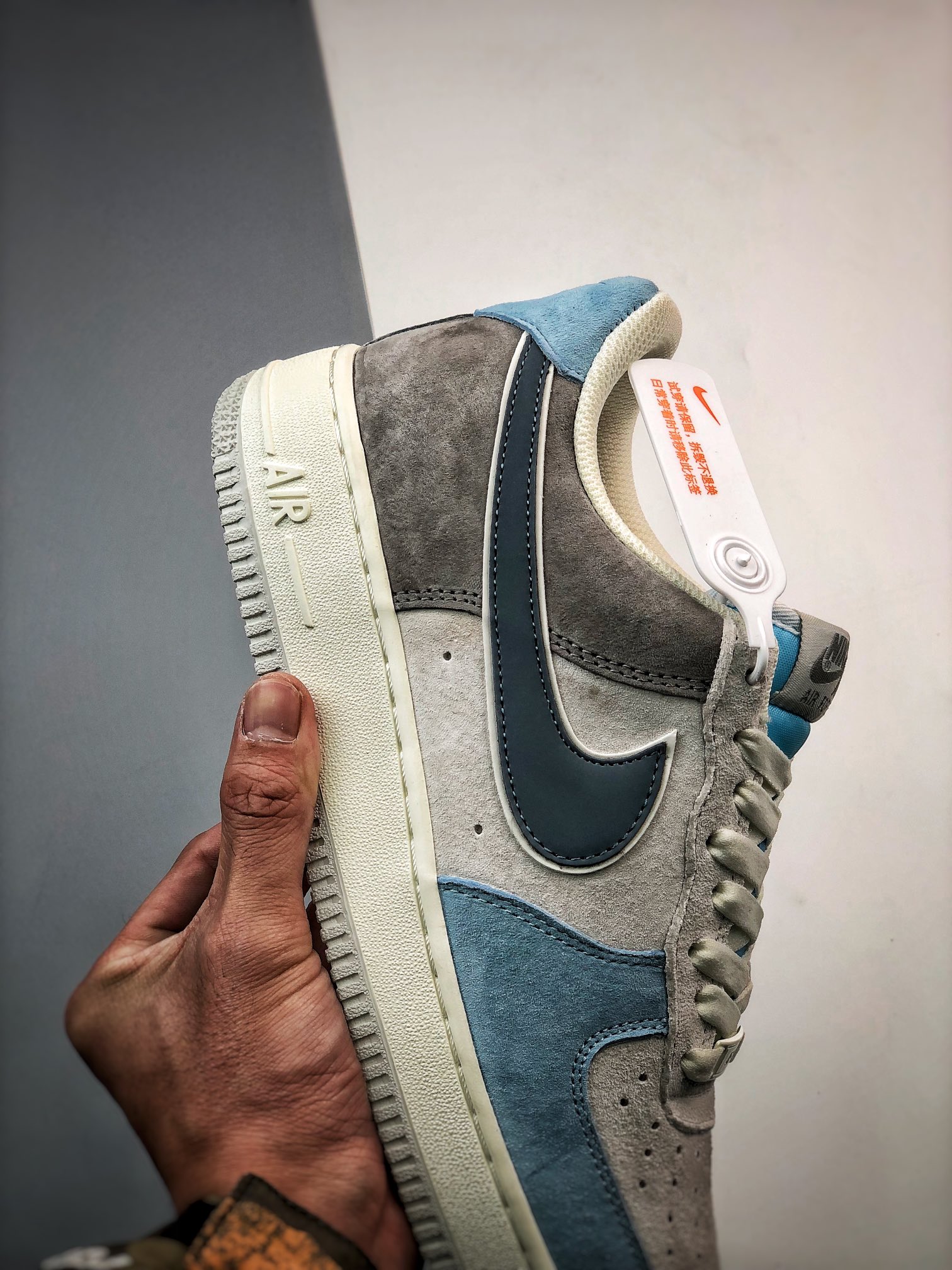 260 Air Force 1 '07 Low 灰白蓝麂皮 LZ6699-523