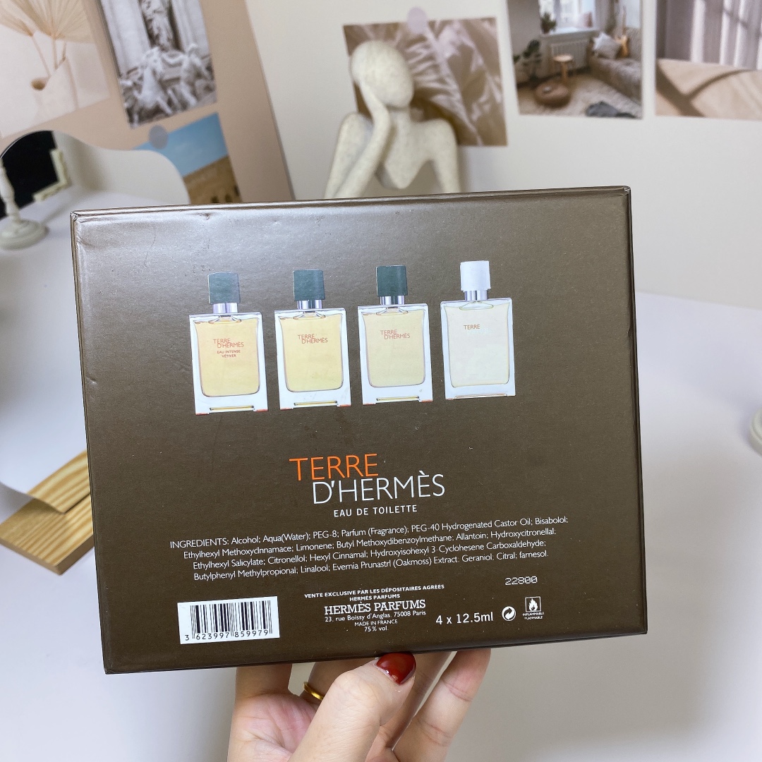 Hermes Terre d'Hermès Fragrance Gift Set - 4 x 12.5ml Miniatures 6 i1672929631 7726 5