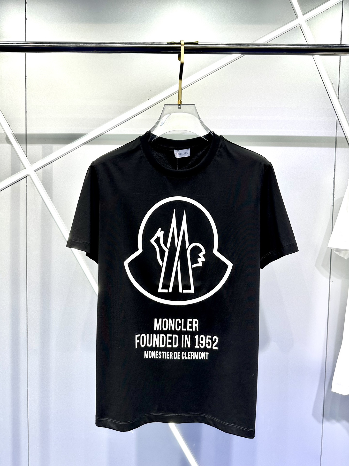 Moncler 23ss专柜同款圆领短袖T恤