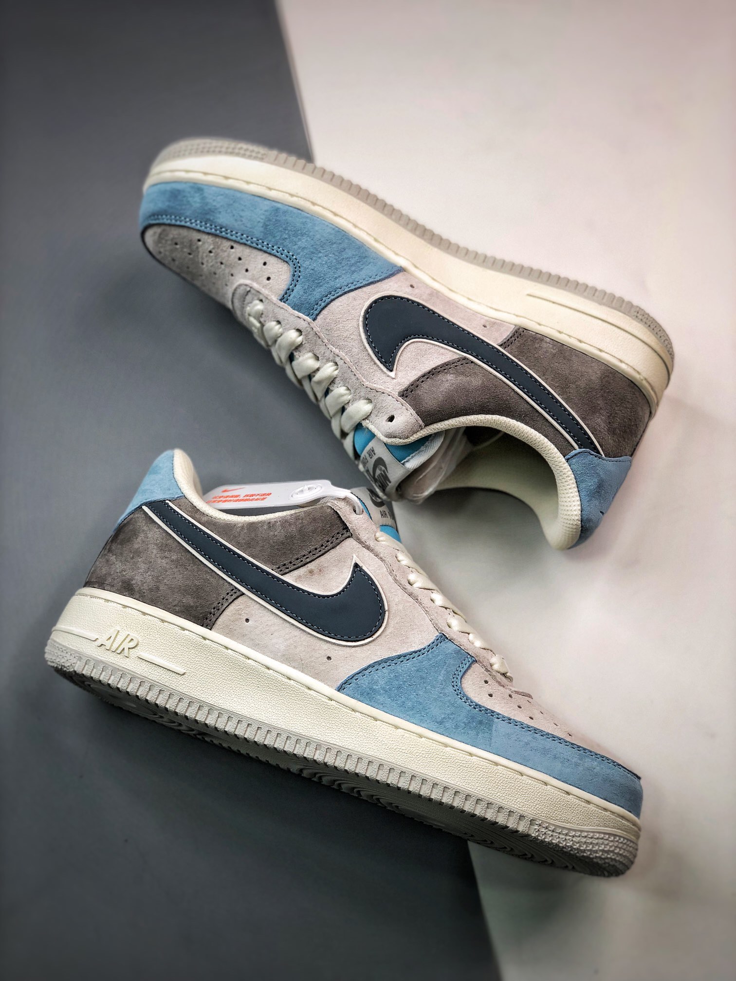 AirForce107Low灰白蓝麂