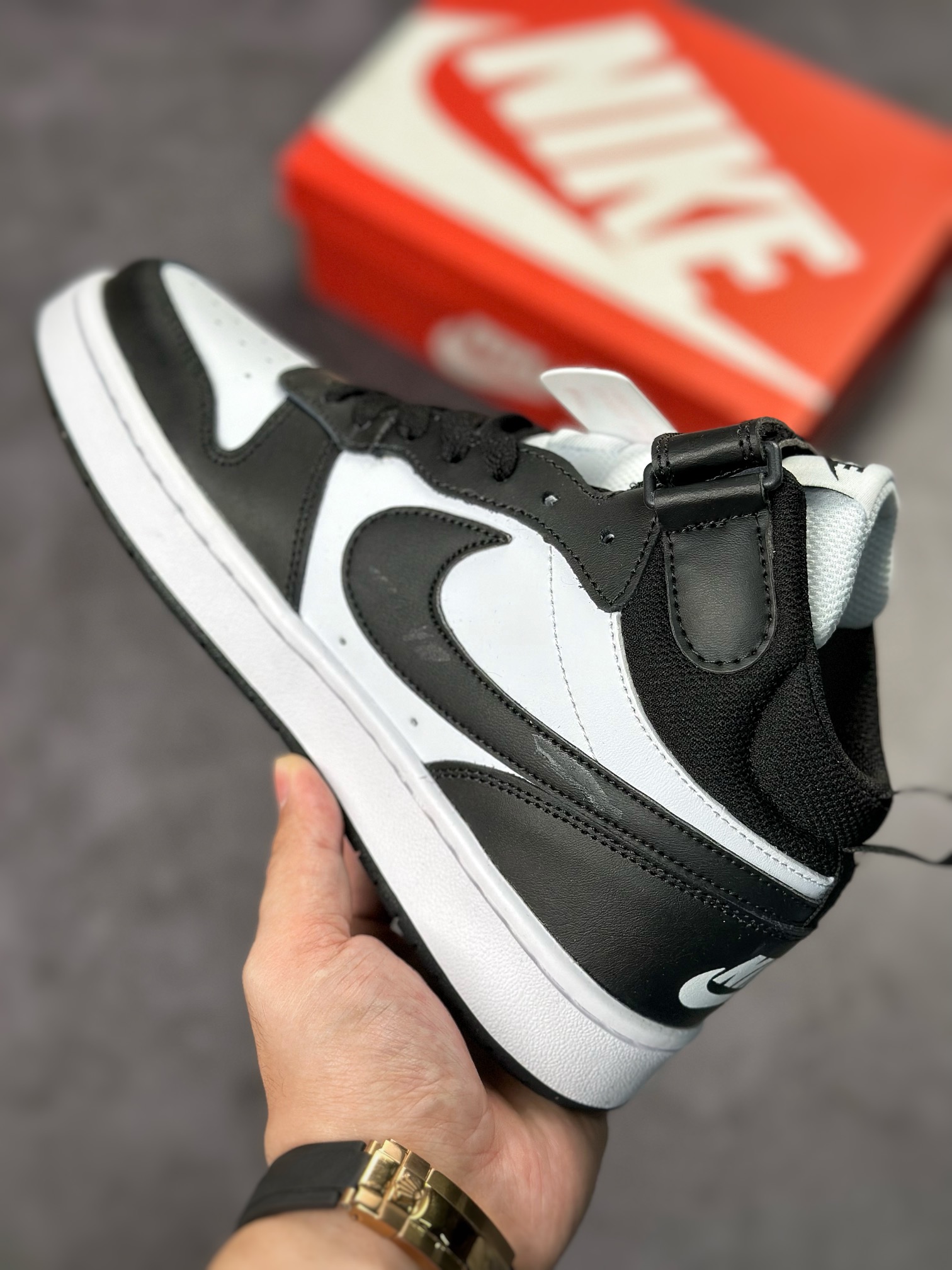 220 独家开发 芯片版 韩国原单 Nike Court Borough Mid 2 FP 独家全头层版本 CD7782-001