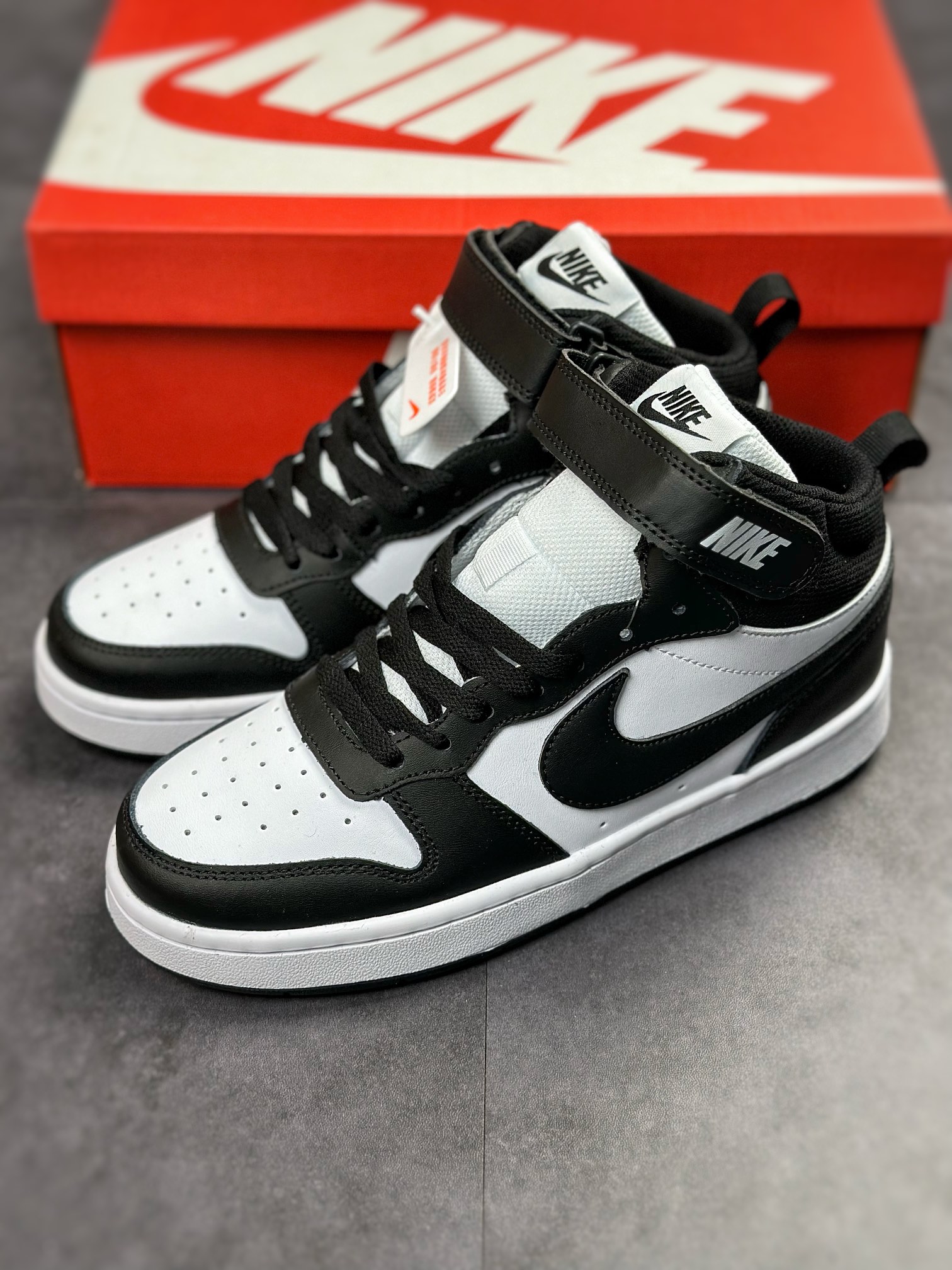 220 独家开发 芯片版 韩国原单 Nike Court Borough Mid 2 FP 独家全头层版本 CD7782-001