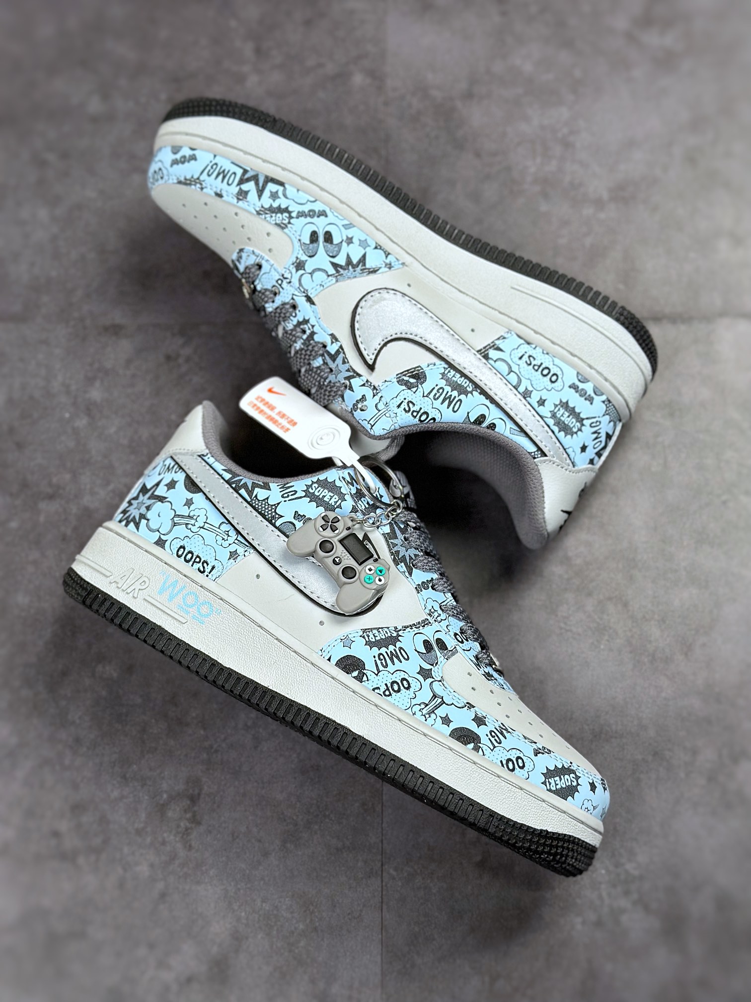 Nike Air Force 1 Low 07 Gray Smurfs ZG0088-822