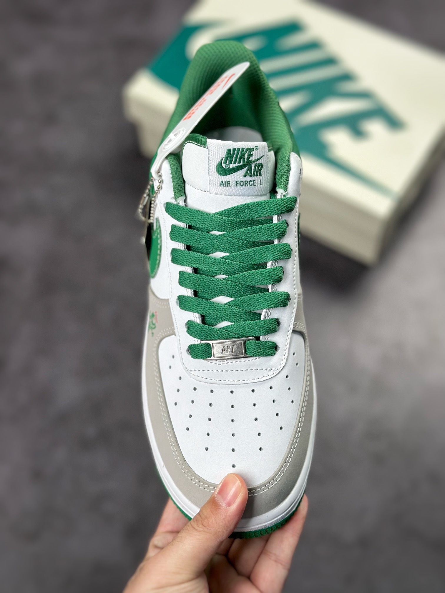 250 Nike Air Force 1 Low 07 雀神白灰绿BS9055-806