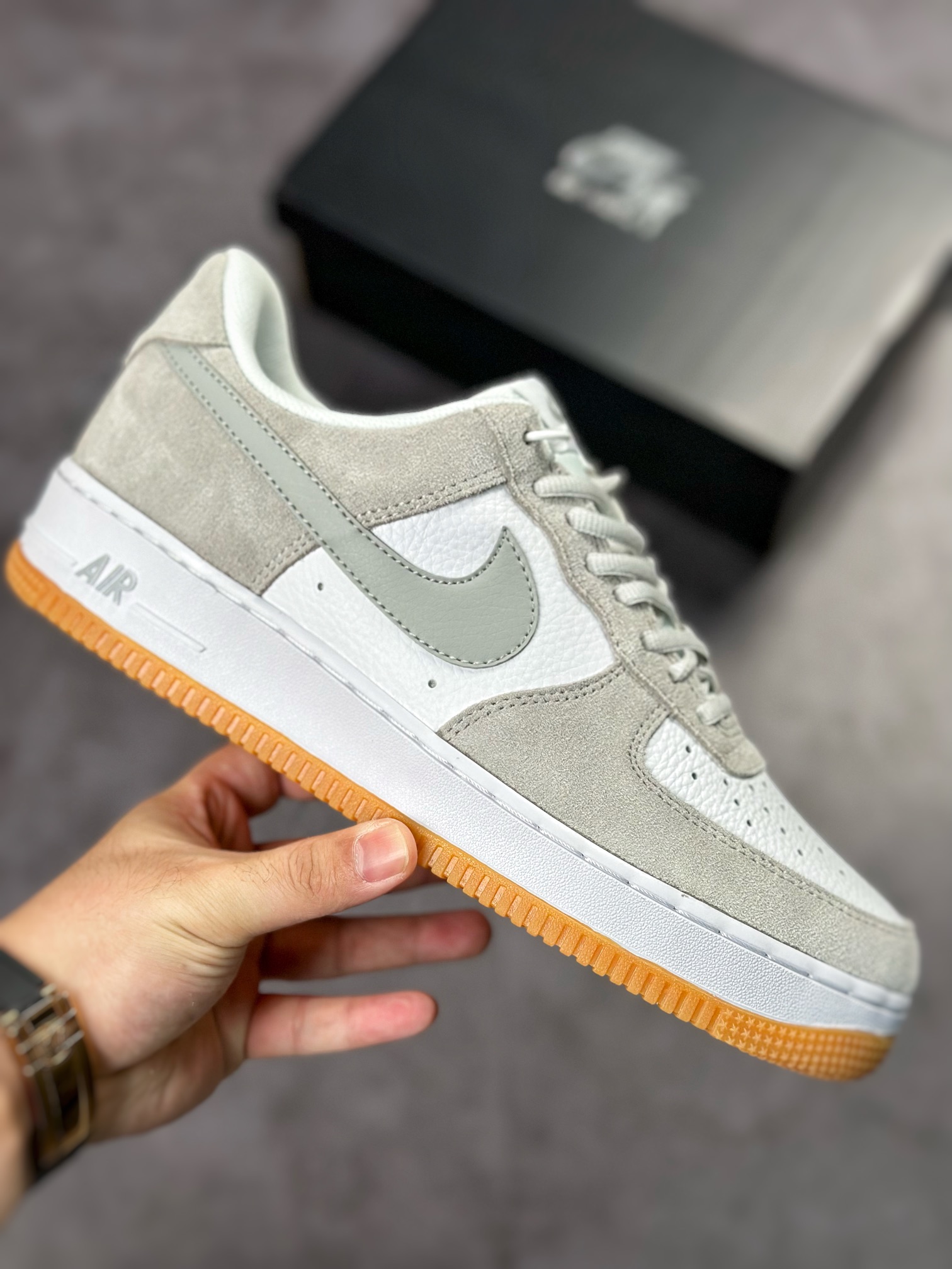 230 Nike Air Force 1 Low 07 生胶白灰AH0286-101